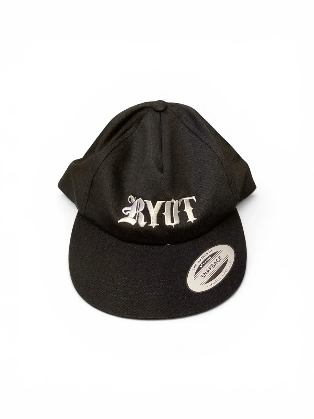 The Classics Black Cap with White Woven RYOT Label